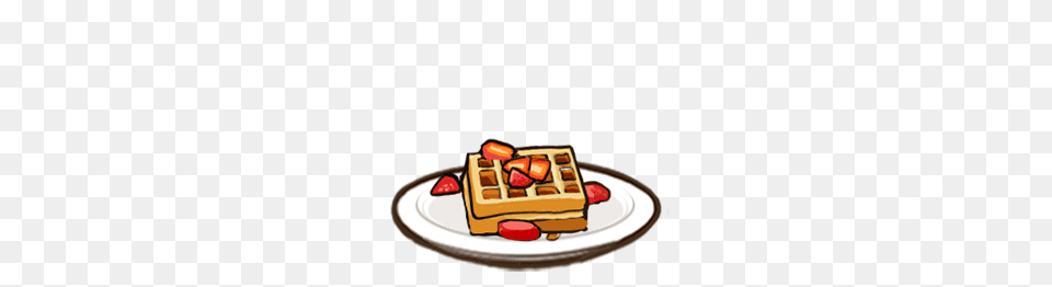 Food, Waffle, Sweets, Birthday Cake Png Image