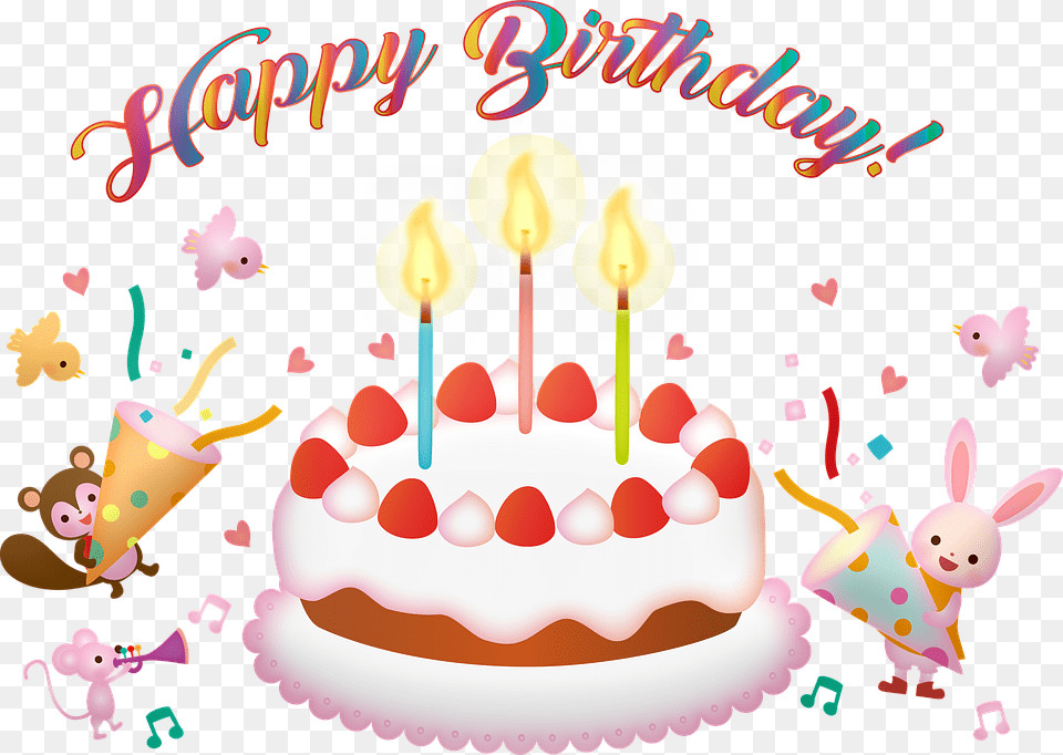 Image, Birthday Cake, Cake, Cream, Dessert Png