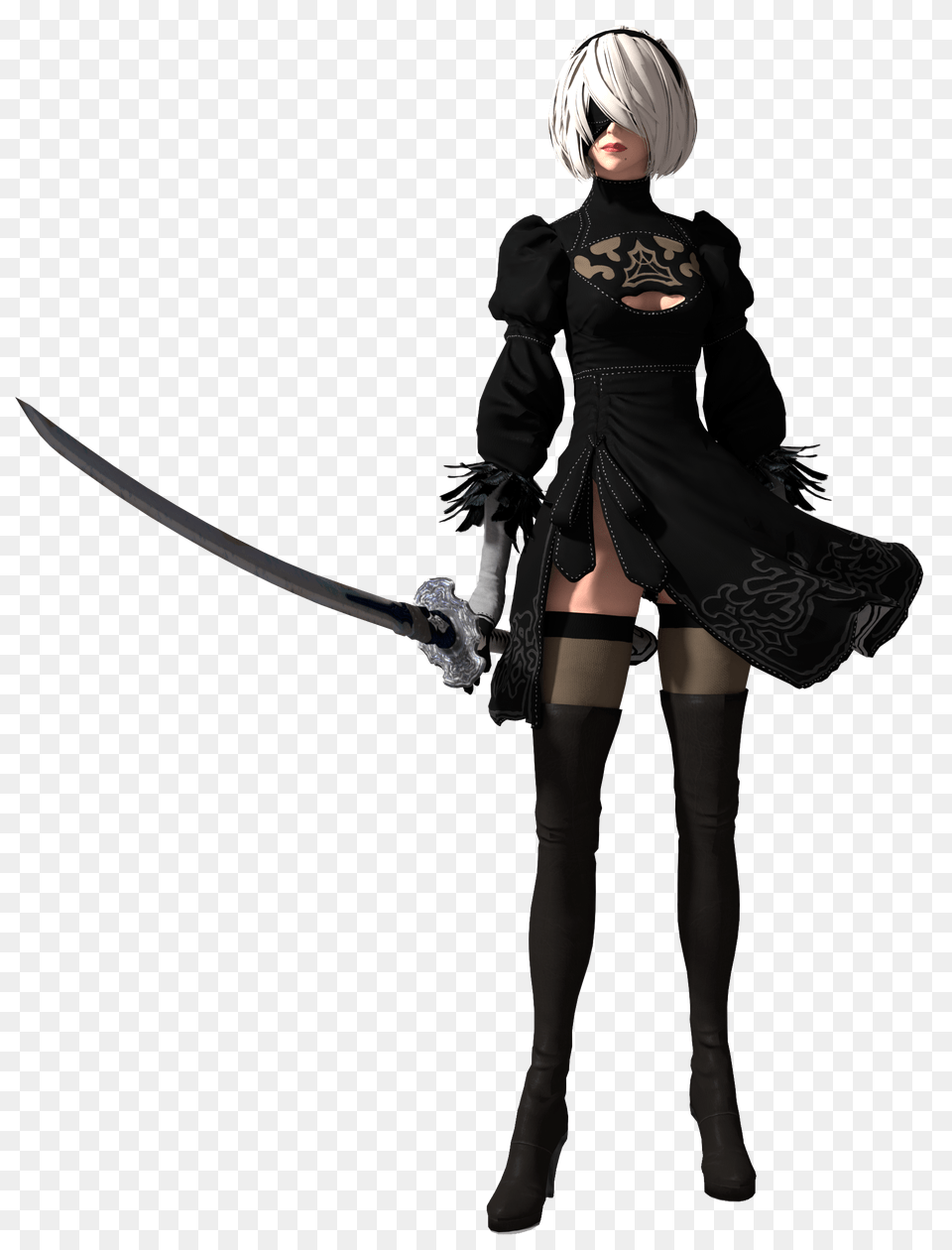 Adult, Weapon, Sword, Person Png Image