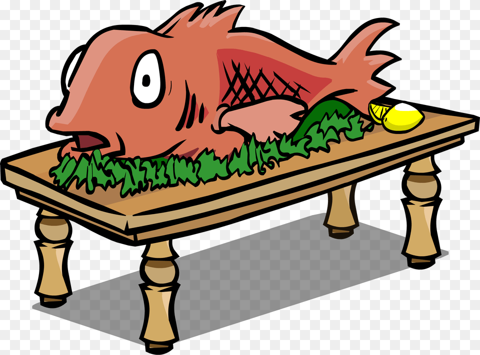 Image, Furniture, Table, Animal, Fish Free Transparent Png