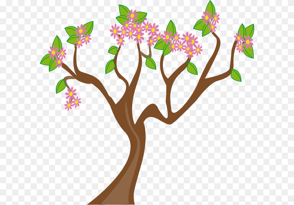 Image, Flower, Plant, Cherry Blossom, Art Png