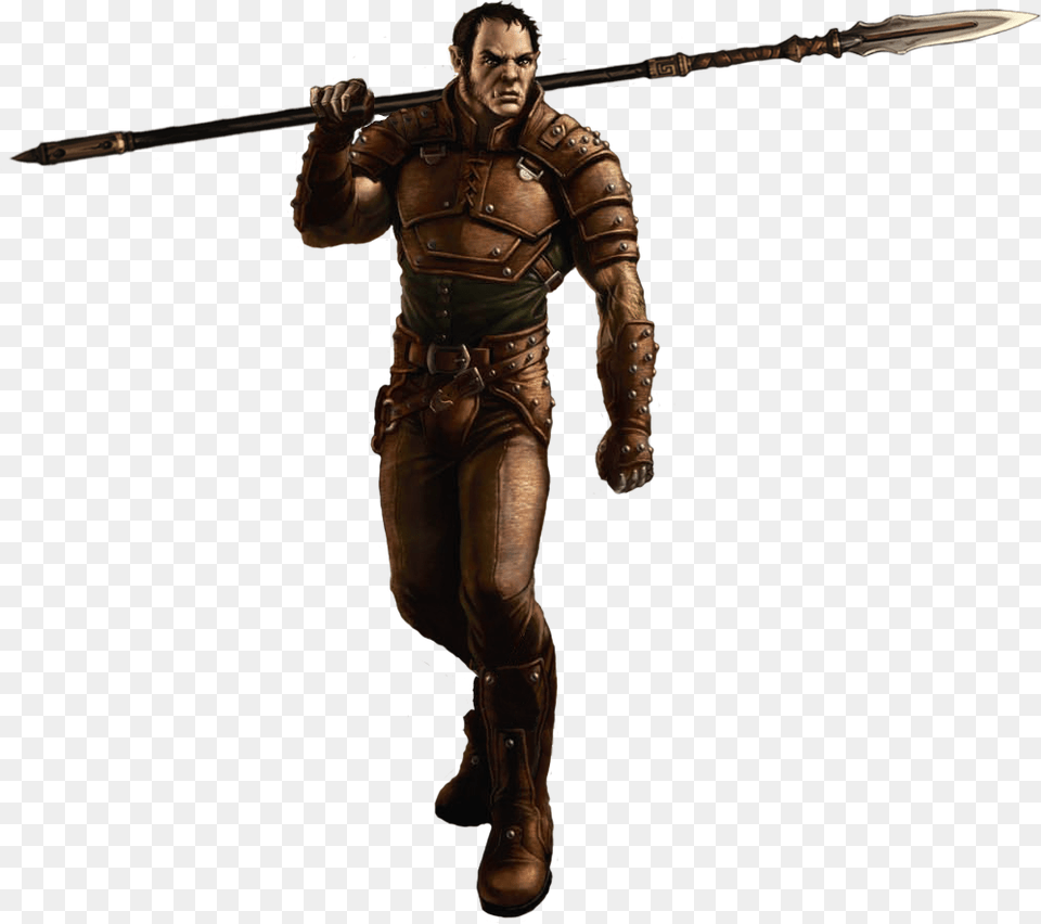 Image, Spear, Weapon, Adult, Male Free Png