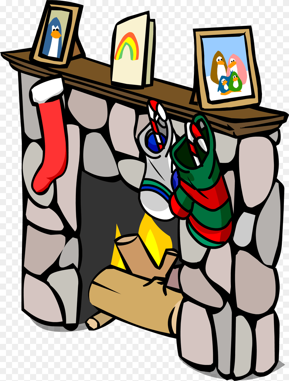 Image, Fireplace, Indoors, Christmas, Christmas Decorations Free Png Download