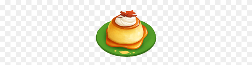 Custard, Food, Dessert, Leaf Png Image