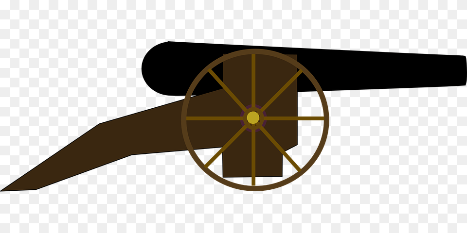 Image, Wheel, Cannon, Weapon, Machine Free Png Download