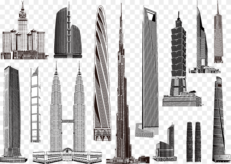 Architecture, Tower, Spire, High Rise Png Image