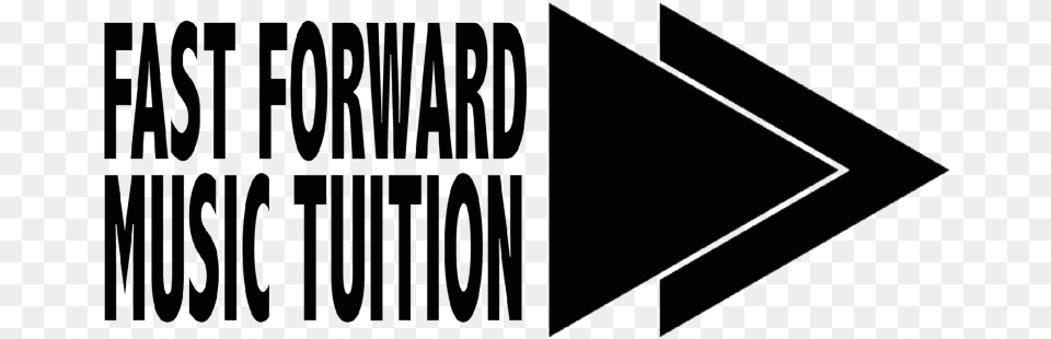 Image 2 Of Fast Forward Music Tuition Sign, Triangle, Text, Blackboard, Wood Free Png Download