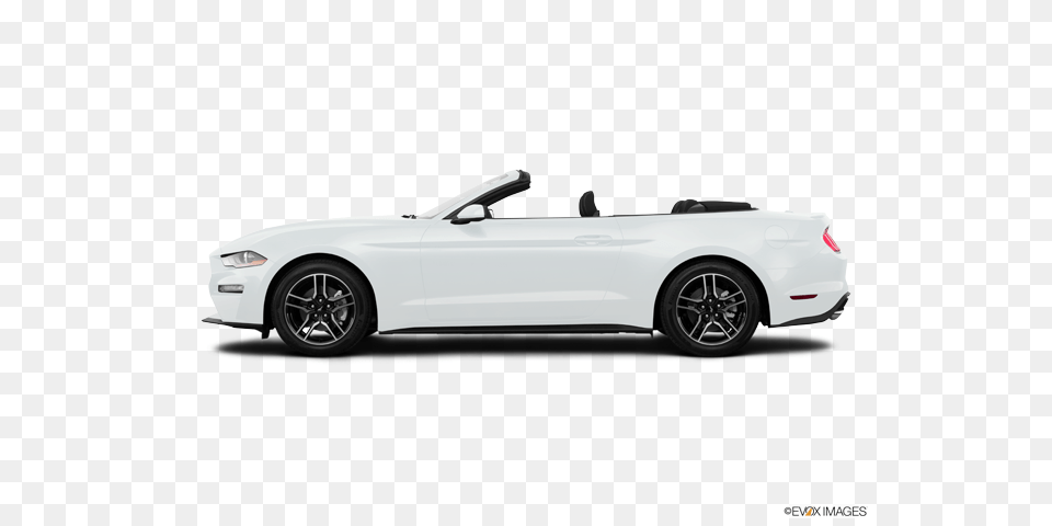 2019 White Mustang Convertible, Car, Vehicle, Transportation, Alloy Wheel Png Image