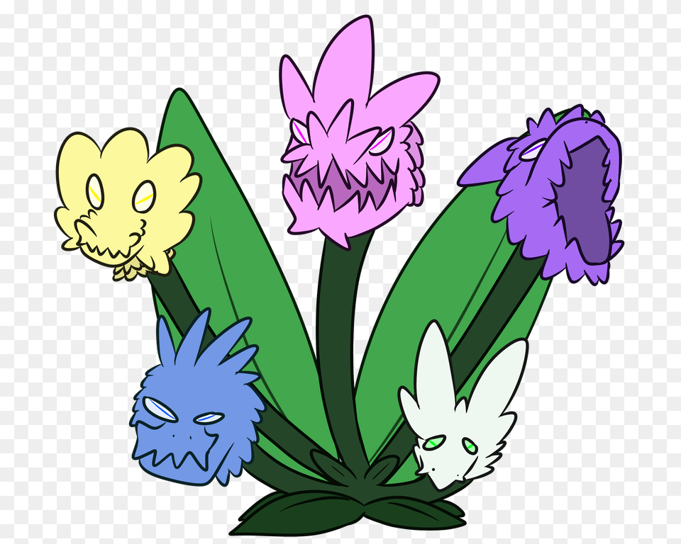 Image, Flower, Plant, Purple, Cartoon Free Png Download