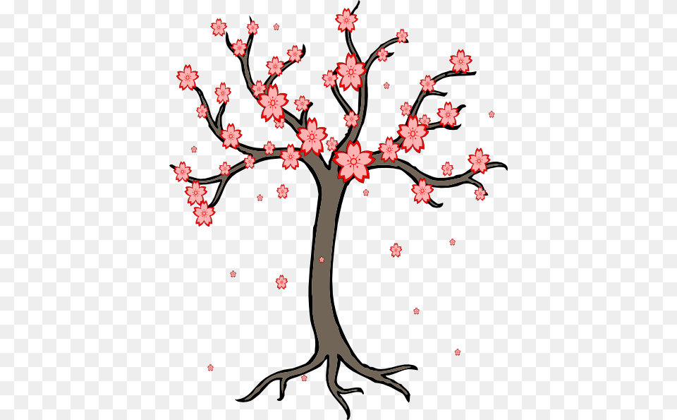 Image, Flower, Plant, Cherry Blossom, Cross Free Png