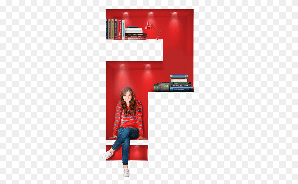 Image, Teen, Shelf, Female, Furniture Free Transparent Png