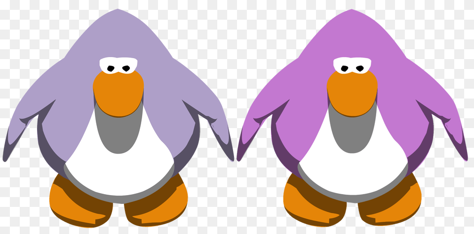 Purple, Animal, Bird, Penguin Png Image
