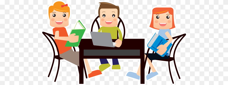 Image, Table, Reading, Person, Furniture Free Png