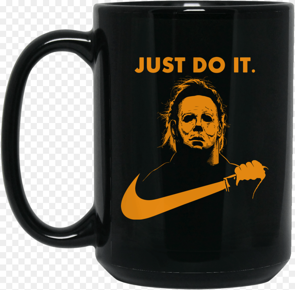 Image 26px Michael Myers Halloween Just Do It Coffee Wwf Smackdown Just Bring, Adult, Man, Male, Person Free Transparent Png