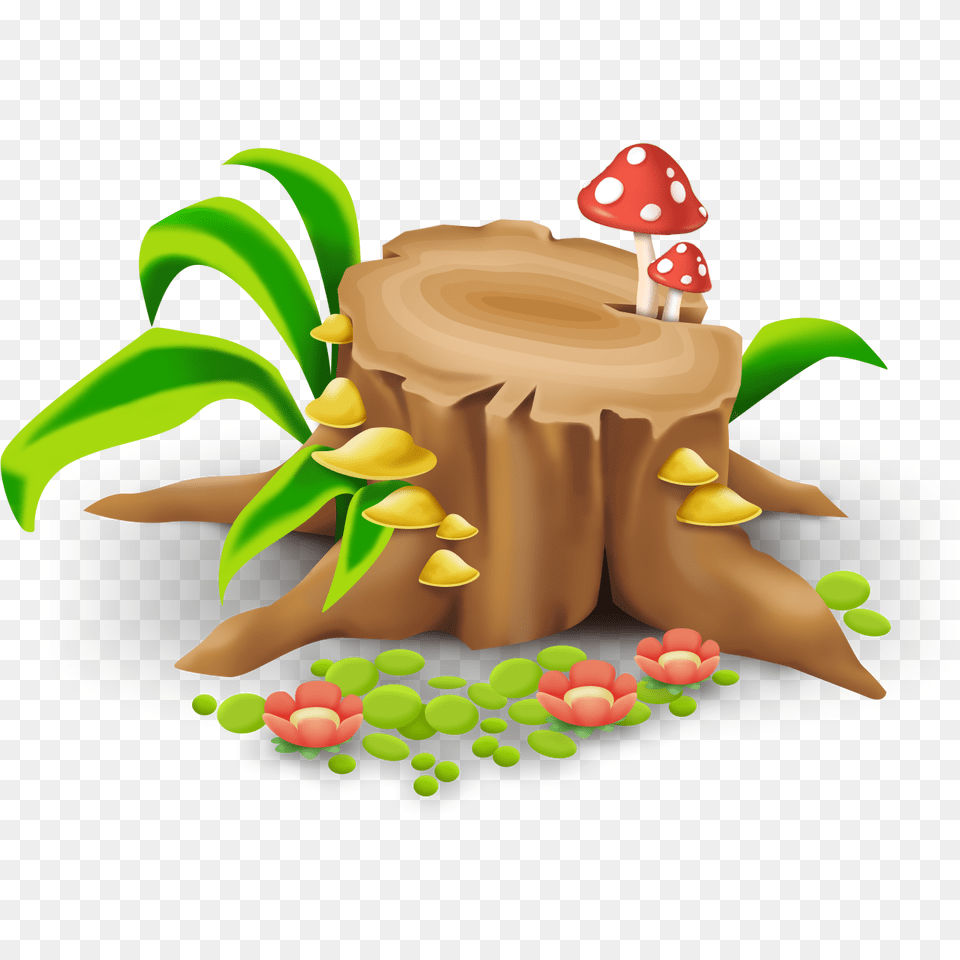 Image, Plant, Tree, Tree Stump, Birthday Cake Free Png