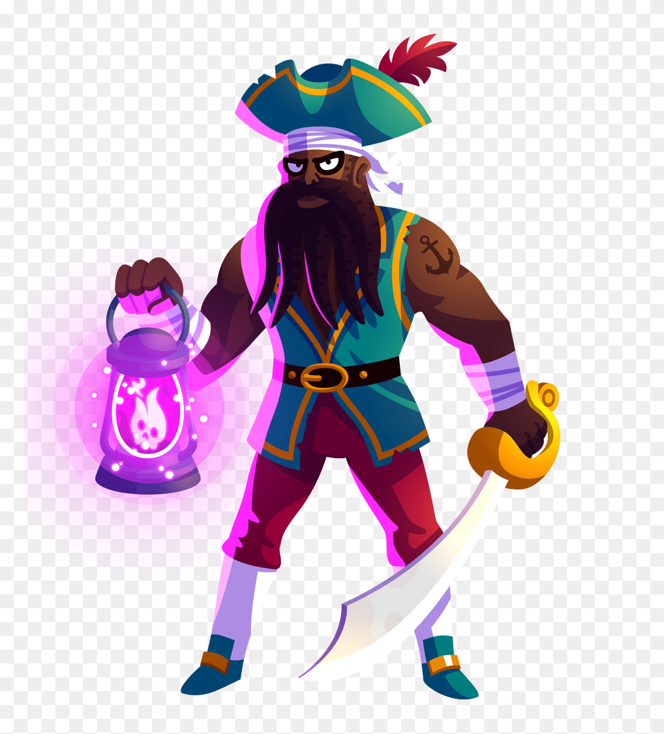 Image, Person, Purple, Pirate, Electronics Free Png