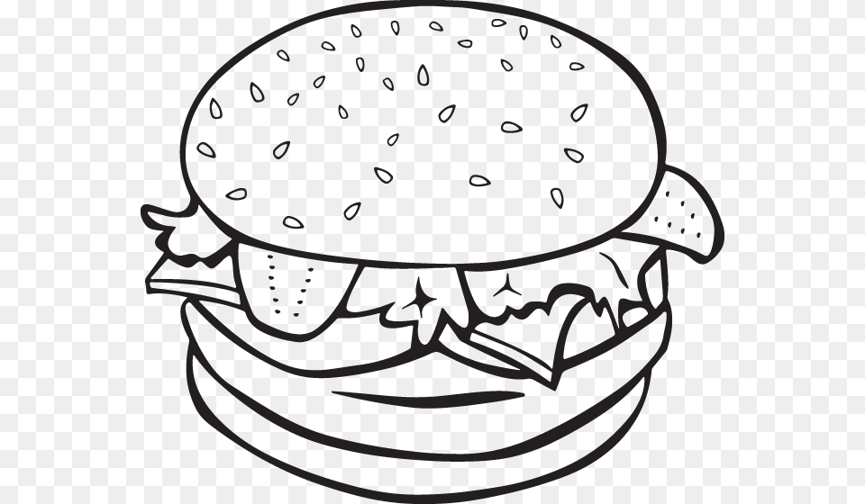 Burger, Food, Person Png Image