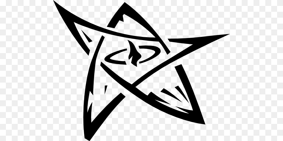 Image, Stencil, Star Symbol, Symbol, Bow Png