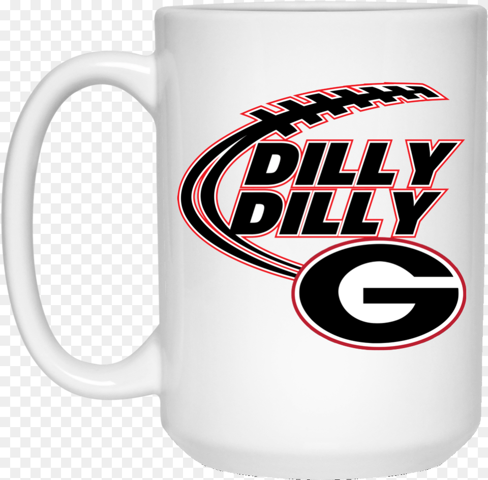 Image 5 Georgia Bulldogs Dilly Dilly White Mug Amp Beer Holland Covers 29 X 8 Georgia G Tire Cover, Cup, Beverage, Coffee, Coffee Cup Free Png Download