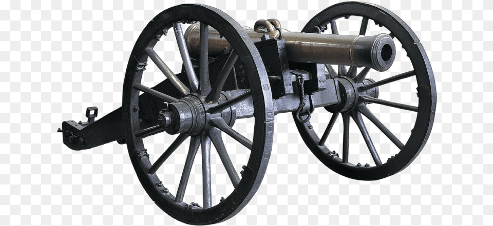 Image, Cannon, Weapon, Machine, Wheel Free Transparent Png