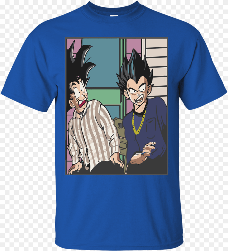 Image 639px Goku And Vegeta Shirt Friday The Movie T Shirt Goku Vs Frieza, T-shirt, Book, Clothing, Comics Free Png Download