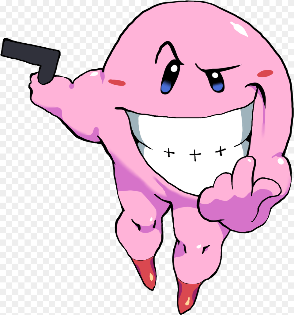 Artistennuikal Kirby Sculptgl Streamerjoel Happy, Baby, Person, Face, Head Png Image