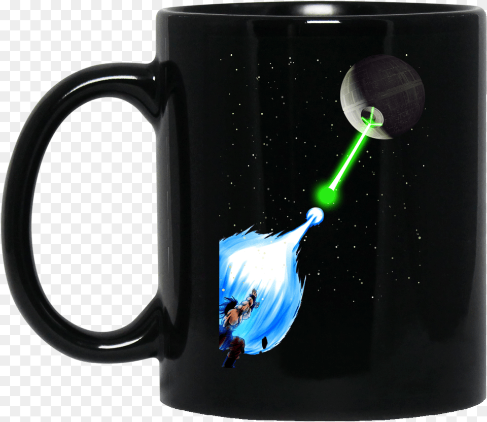 Image 6px Dragon Ball Songoku Vs Death Star Coffee Happy Wedding Anniversary Quotes For Mug, Cup, Person, Beverage, Coffee Cup Free Transparent Png