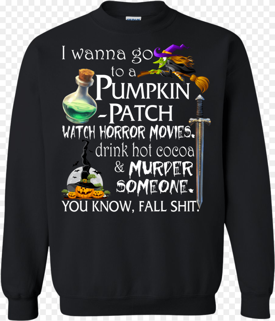 84 I Wanna Go To A Pumpkin Patch Watch Horror Ugly Sweater Avocado, Long Sleeve, T-shirt, Sweatshirt, Clothing Png Image