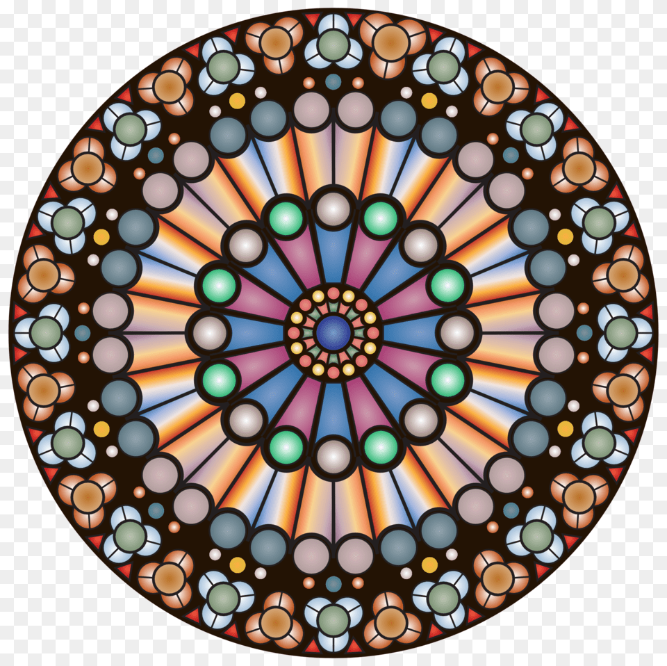 Art, Stained Glass, Disk Png Image