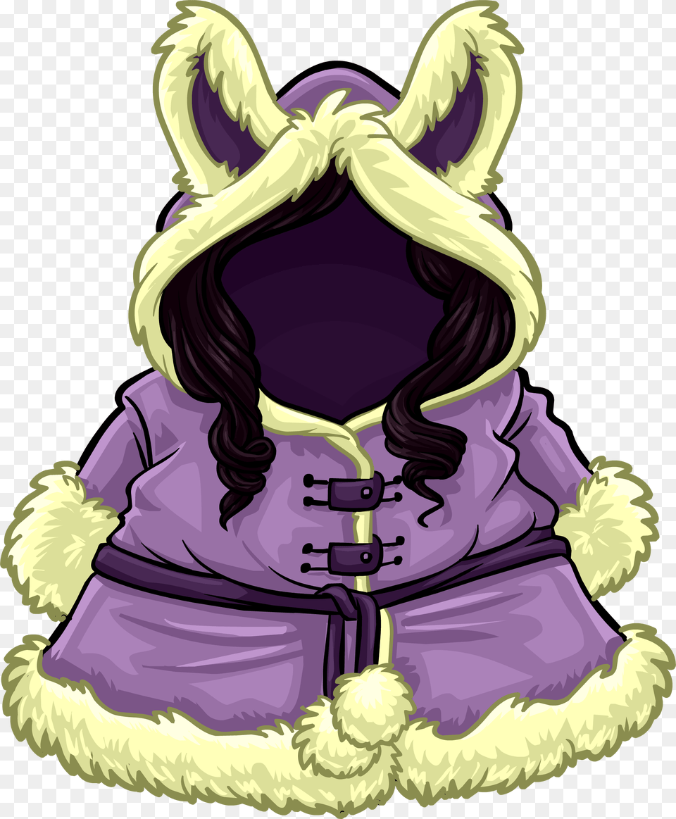 Clothing, Coat, Purple, Hood Png Image