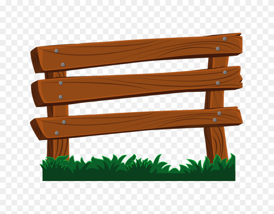Bench, Fence, Furniture, Wood Png Image
