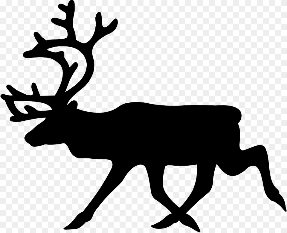Image, Silhouette, Animal, Deer, Mammal Free Png