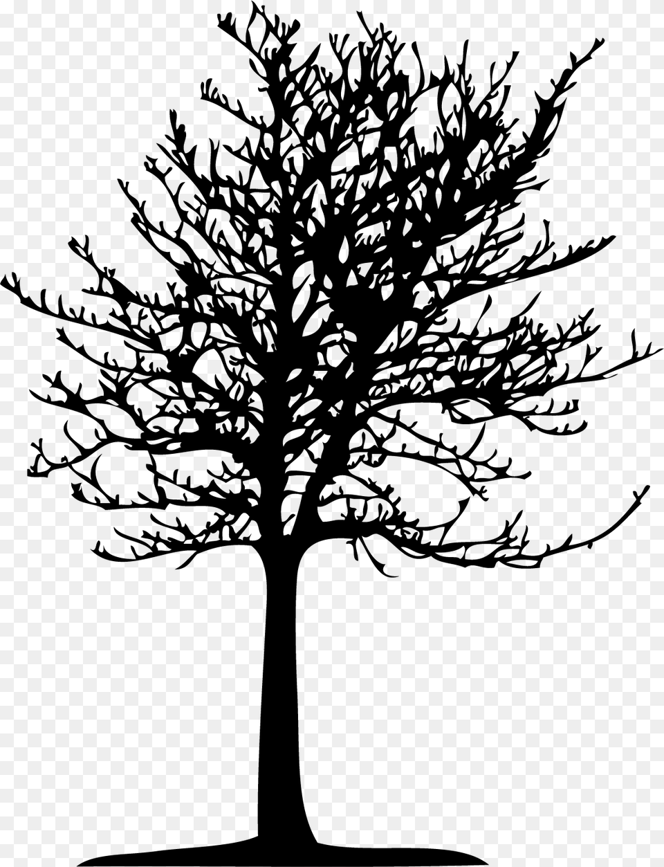 Image, Plant, Silhouette, Tree, Art Free Png