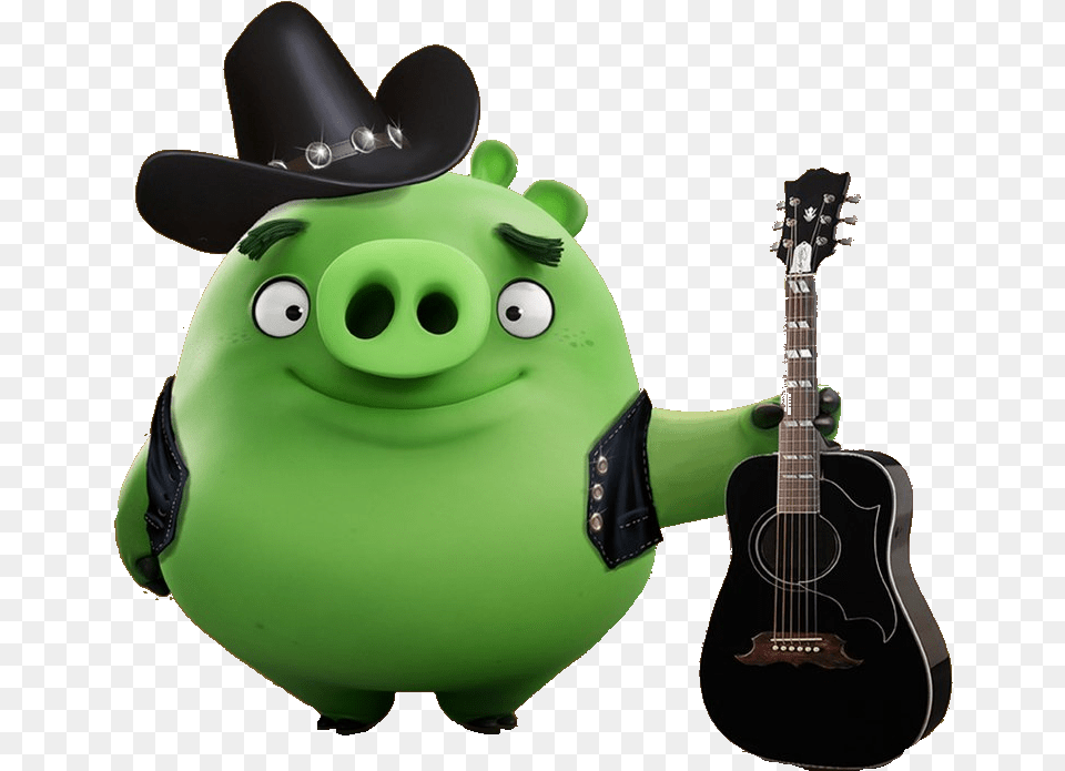 Image Abmovie Earl Angry Birds Earl Pig Singing, Guitar, Musical Instrument, Toy, Clothing Free Png