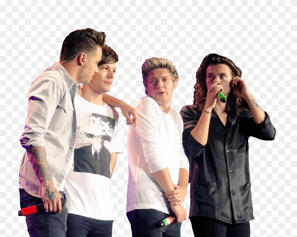 About One Direction In By Elle Girl, T-shirt, Clothing, Adult, Person Png Image