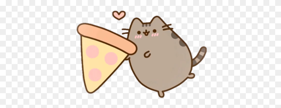 Image About Pizza In Pusheen, Applique, Pattern Free Transparent Png