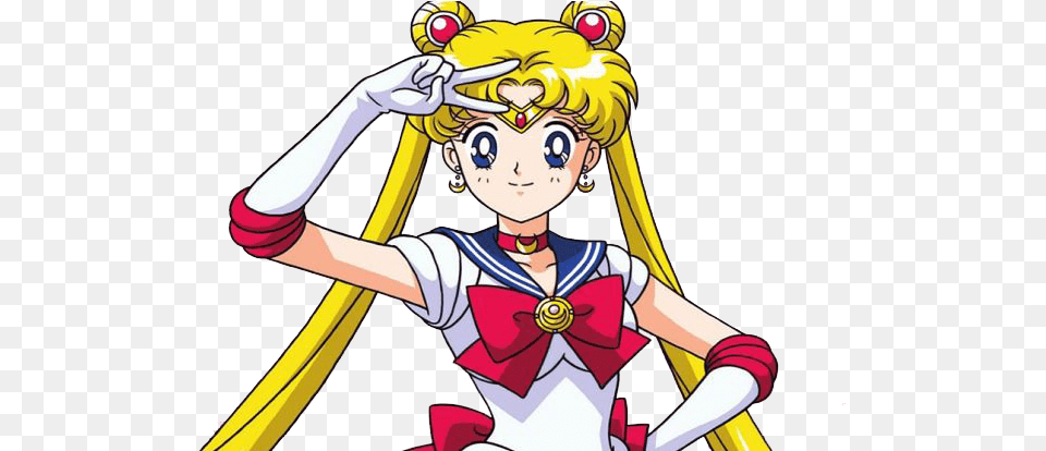 Image About Sailor Moon In Overlay Transperents Popular Famous Anime Characters, Book, Comics, Publication, Person Free Png
