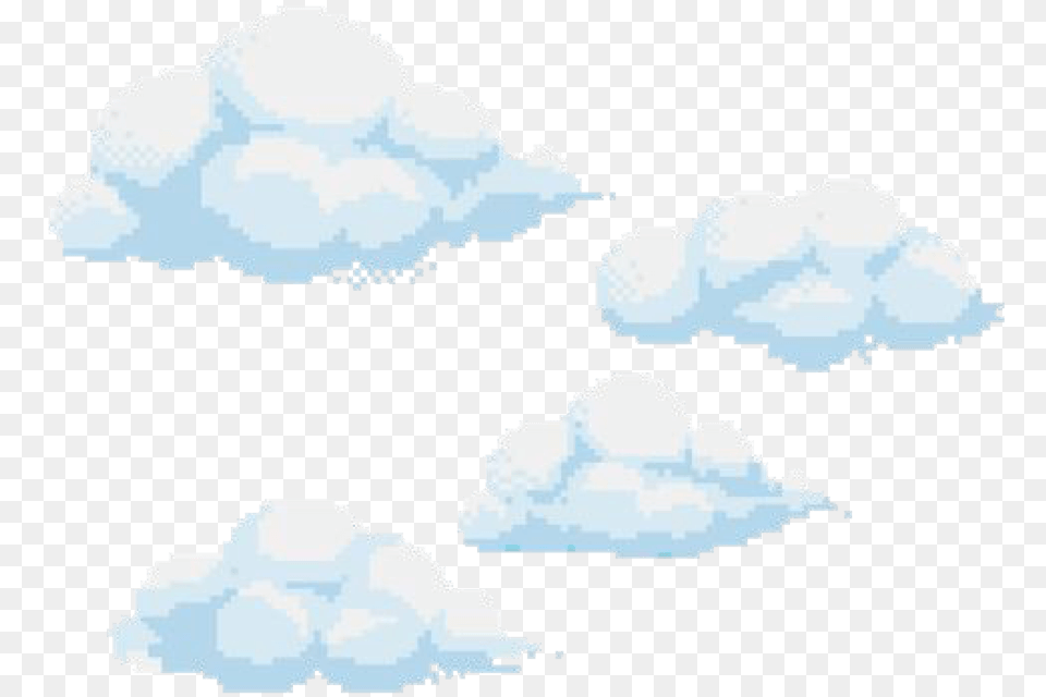 About Tumblr In Pixel Pngart By Camila 8 Bit Cloud, Cumulus, Nature, Outdoors, Sky Png Image