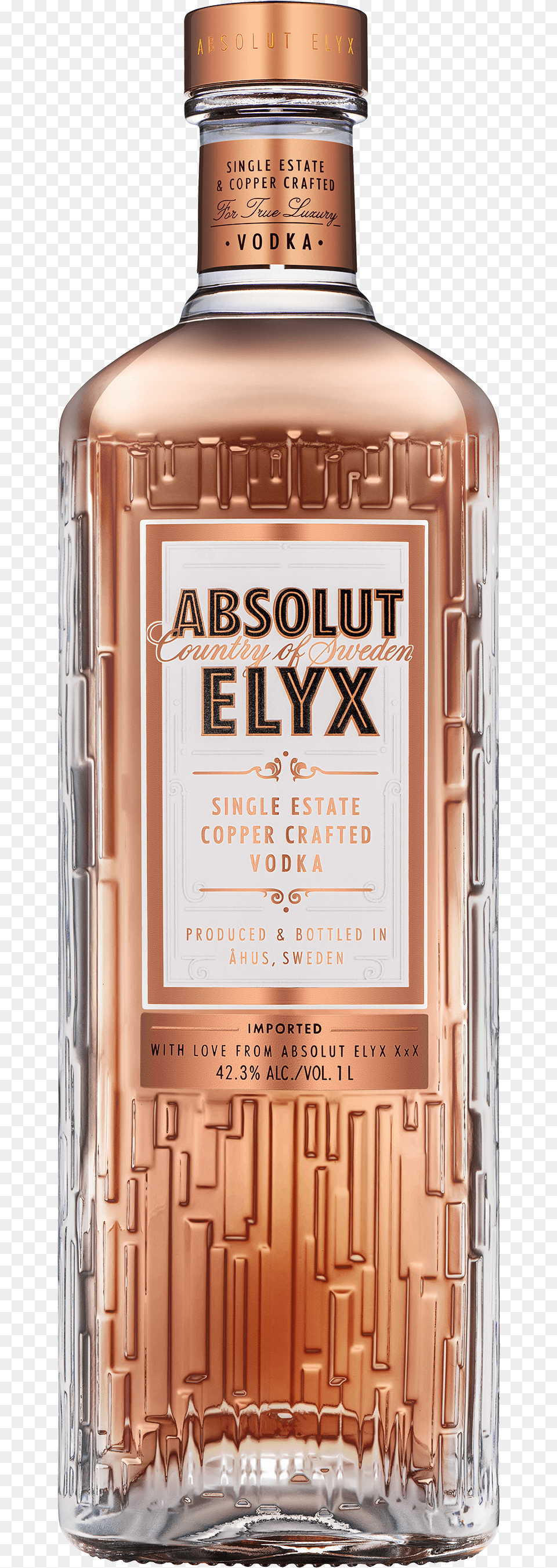 Image Absolut Elyx New Bottle, Alcohol, Beverage, Liquor, Cosmetics Free Transparent Png