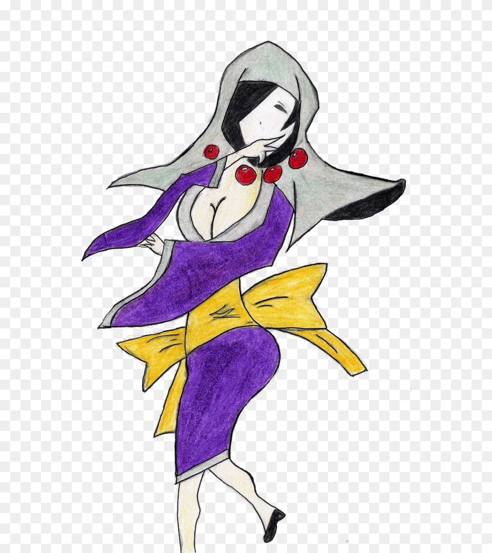 African Drawing Priestess Okami Rao, Purple, Adult, Person, Woman Png Image