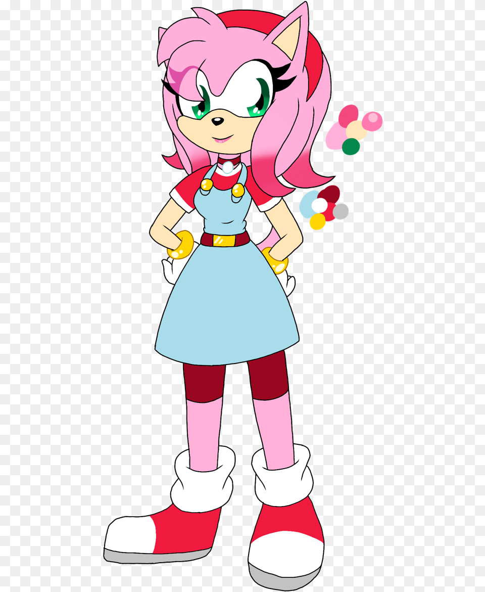 Image Amy Rose Princess Of Mobius, Book, Comics, Publication, Baby Free Png Download
