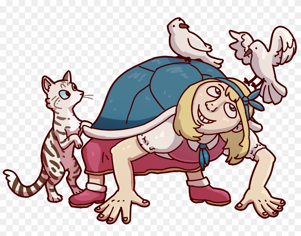 Image Artisttorquedteeth Castlevania Cat Doves Game, Animal, Bird, Baby, Person Free Png Download