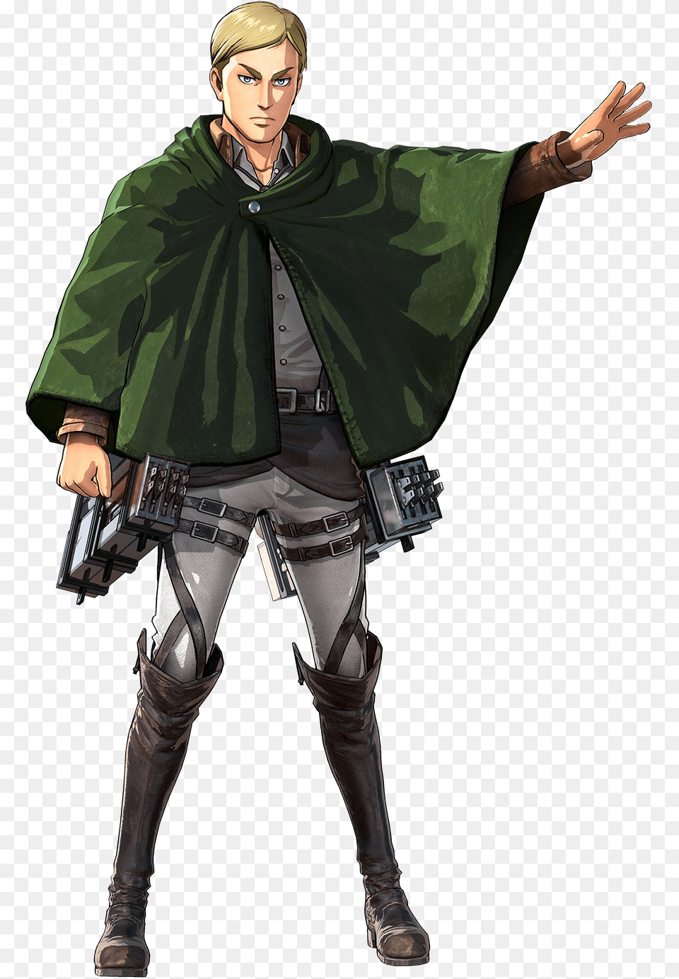 Image Attack On Titan Wings Of Freedom Erwin, Cape, Clothing, Fashion, Adult Free Png