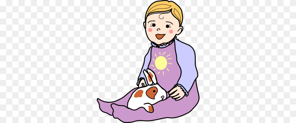 Image Baby And Bunny Baby Clip Art, Person, Face, Head, Cartoon Free Transparent Png