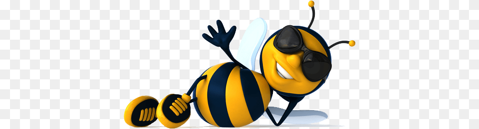 Image Bee Logo Cool Animal Jam Clans Wiki Fandom Cool Bee Clip Art, Invertebrate, Insect, Wasp, Apidae Free Transparent Png