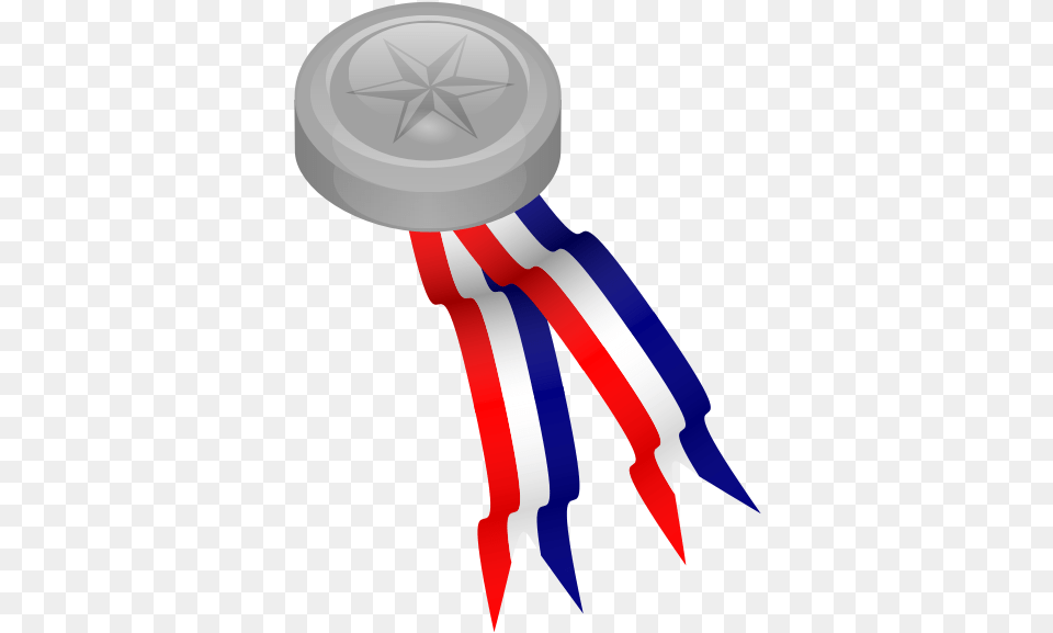 Image Black And White Gold Silver Award Bronze Red White Blue Medal Ribbon, Person Free Png Download