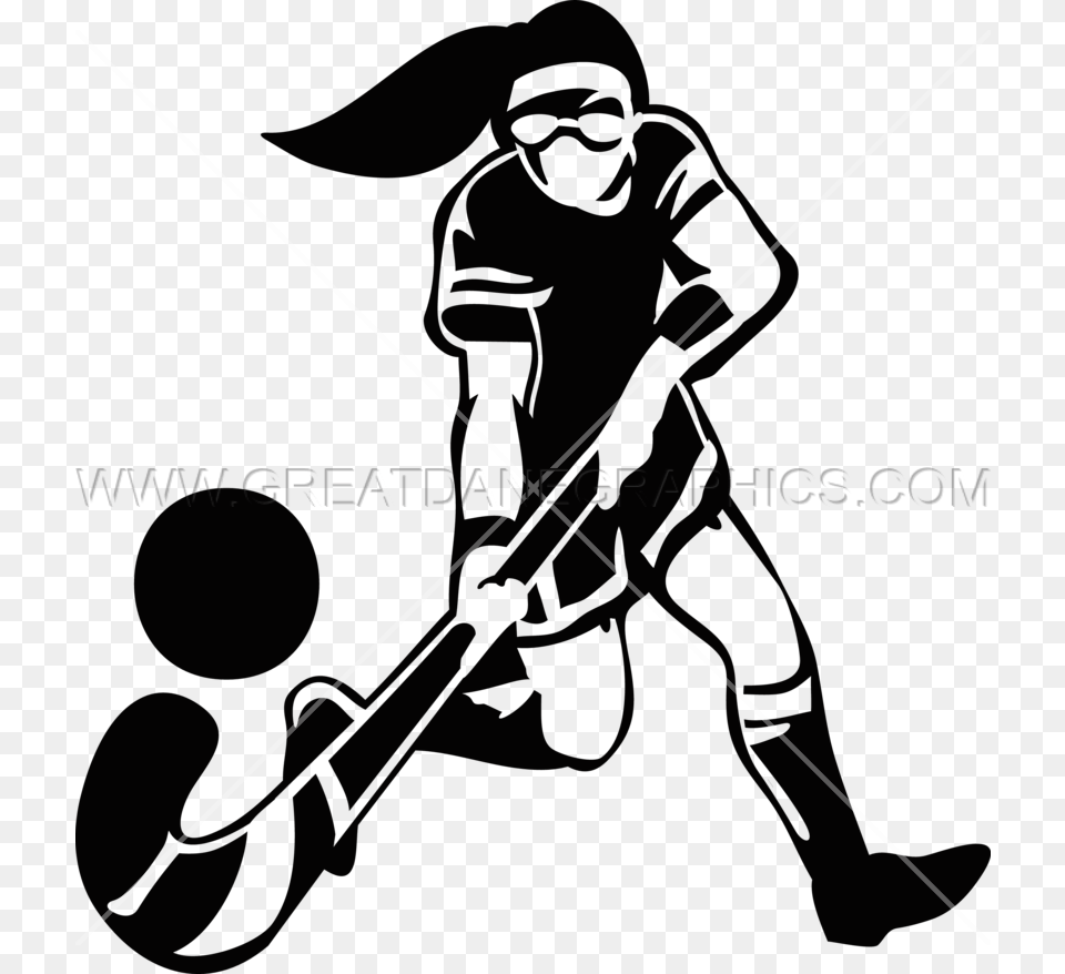 Image Black And White Library Girl Silhouette At Getdrawings Black And White Field Hockey, People, Person, Adult, Male Free Transparent Png