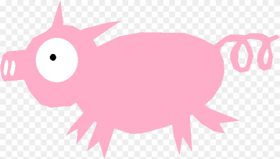 Image Black And White Pig S On Dumielauxepices Pink Paint Splatter Clipart, Animal, Mammal, Fish, Sea Life Free Transparent Png