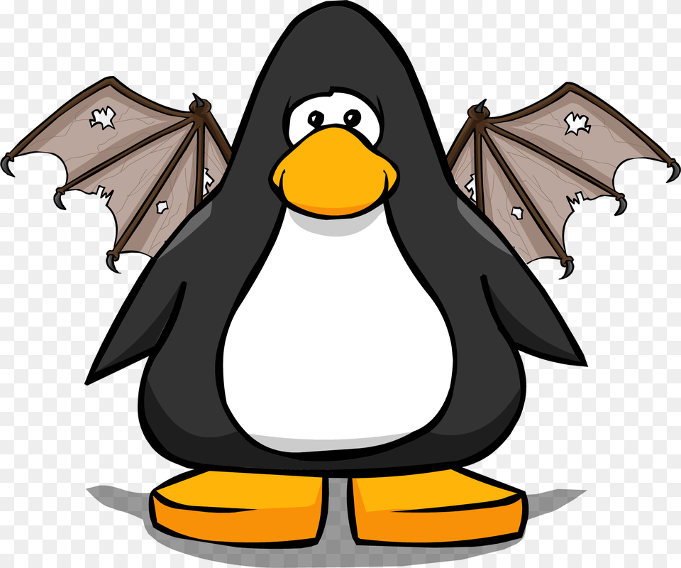 Image Brown Bat Wings From A Player Club Penguin With Headphones, Animal, Bird Png