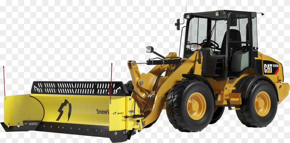 Bulldozer, Machine, Wheel, Snowplow, Tractor Png Image